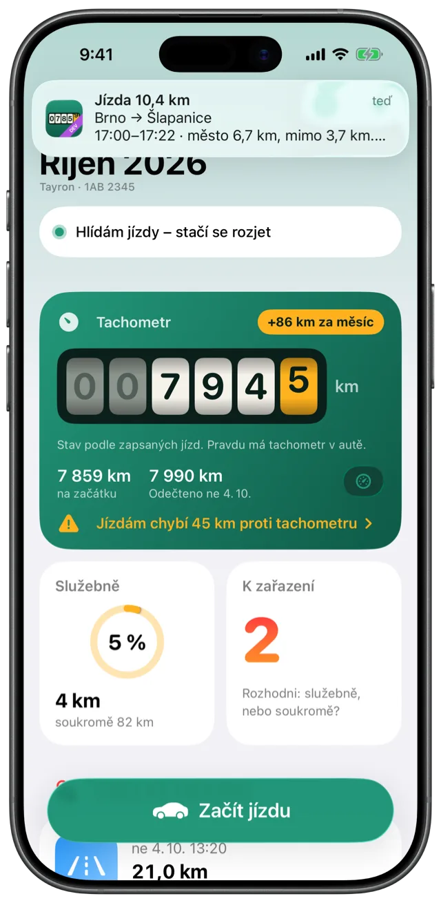 Služebně, nebo soukromě? — Puťovka
