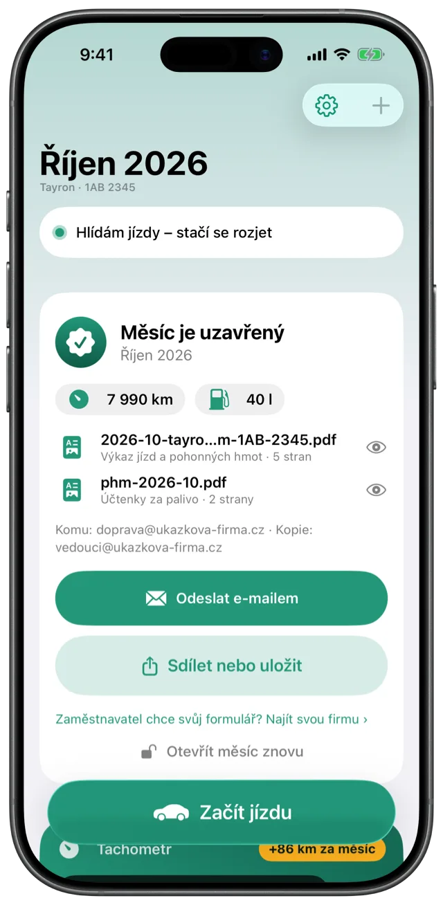 Výkaz — Puťovka