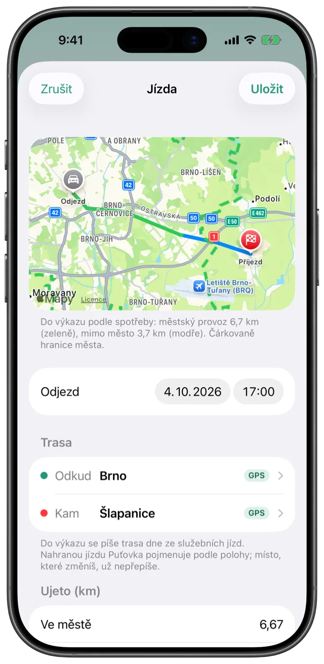 Odkud a kam — Puťovka